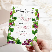 Vino voor geloften wijn vrijgezellenfeest kaart