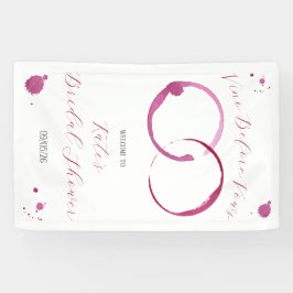 Vino voor geloften, wijn, welkom bij bruidsfeest spandoek