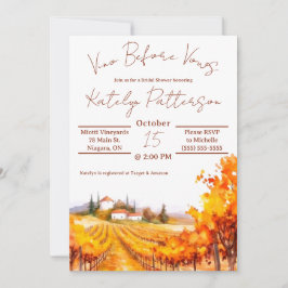 Vino voor geloften, wijngaard Vrijgezellenfeest Kaart