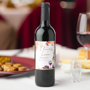 Vino voor geloften wijnmakerij vrijgezellenfeest g wijn etiket