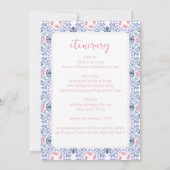 Vino voor geloften wijnproeverij bachelorette kaart (Achterkant)