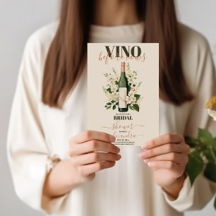 Vino voor geloften wijnproeverij Vrijgezellenfeest Kaart