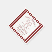 Vino voor het Bachelorette Weekend Servet (Hoek)