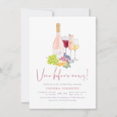 Vino Voor het Vrijgezellenfeest voor het testen va Kaart (Voorkant)