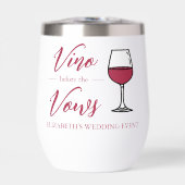 Vino voor het Vrijgezellenfeest Vows/Bachelorette (Voorkant)