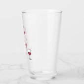 Vino voor het Vrijgezellenfeest Vows/Bachelorette Glas (Links)