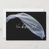 Vino voor Veil Red Wine Bachelorette Party Kaart (Voorkant)