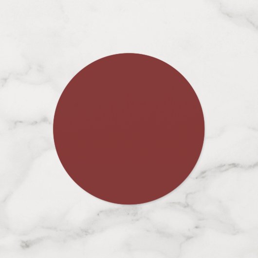 Vino voor Vows Burgundy Red Table Confetti (Kleine voorkant)