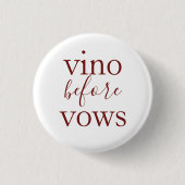 Vino voor Vows Button (Voorkant)