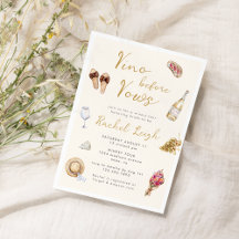 Vino Voor Vows Winery Picnic Bachelorette Invita