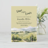 Vino voor Wine Winery Vrijgezellenfeest Kaart (Staand voorkant)