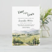 Vino voor Wine Winery Vrijgezellenfeest Kaart (Staand voorkant)