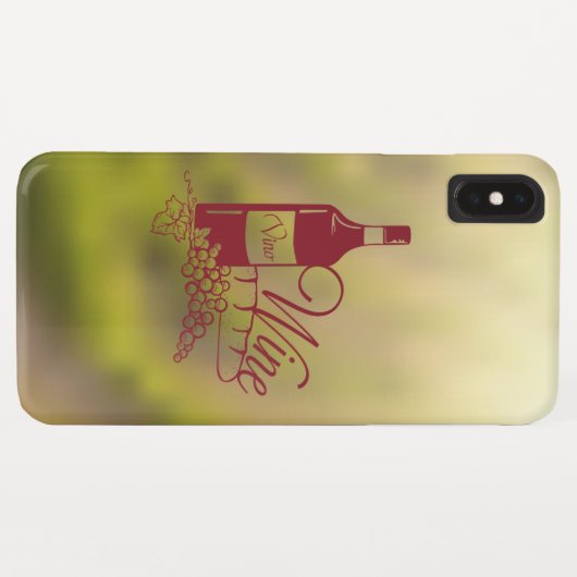 Vino wijn Case-Mate iPhone case (Achterkant (horizontaal))
