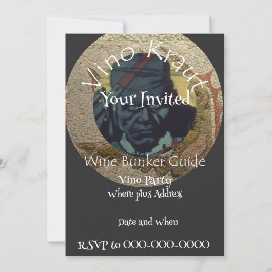 Vino Wijnfeest Wijn Bunker Gids Kaart (Voorkant)