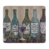 Vino wijnfles snijplank (Voorkant)