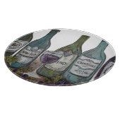 Vino wijnfles snijplank (Hoek)