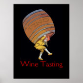 Vino Wine Barrel Edit Poster (Voorkant)