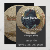 Vino Wine Party Vin Bunker Gids Kaart (Voorkant / Achterkant)