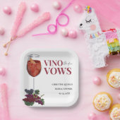 Vinobefore gelooft WIne Proeverij vrijgezellenfees Papieren Bordje (Feest)