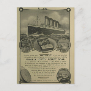 Vinolia Otto Toilet Soap advert Briefkaart