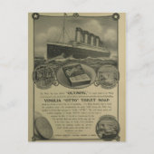 Vinolia Otto Toilet Soap advert Briefkaart (Voorkant)