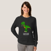 Vinosaur Dinosaur Rex Wine Festival Vino Bridesmai T-shirt (Voorkant volledig)