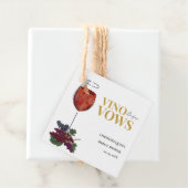 Vinow voor geloften Wijnproeverij bruidsfeest Bedankjes Labels (In situ)