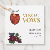 Vinow voor geloften WIne Tasting vrijgezellenfeest Bedankjes Labels (Voorkant)