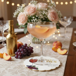 Vinow voor geloften WIne Tasting vrijgezellenfeest Kartonnen Onderzetters