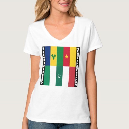 Vinronadines en Pakistanigerialy T-shirt (Voorkant)