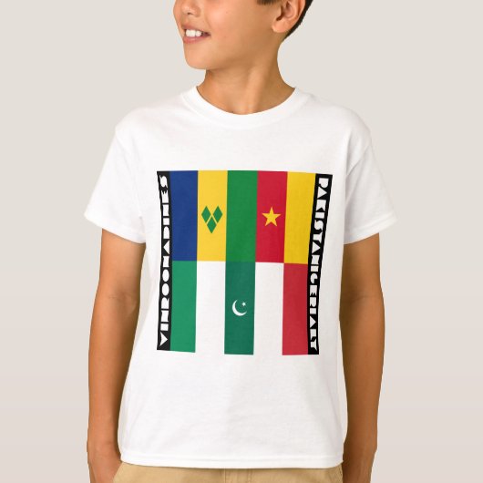 Vinronadines en Pakistanigerialy T-shirt (Voorkant)