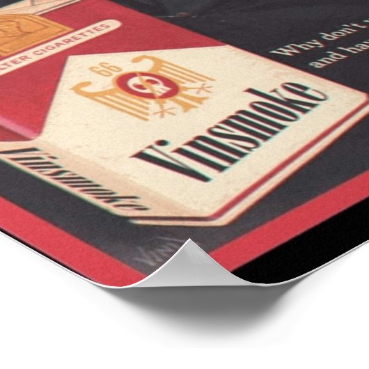 Vinrook Sanji Cigarette Edition Poster (Hoek)