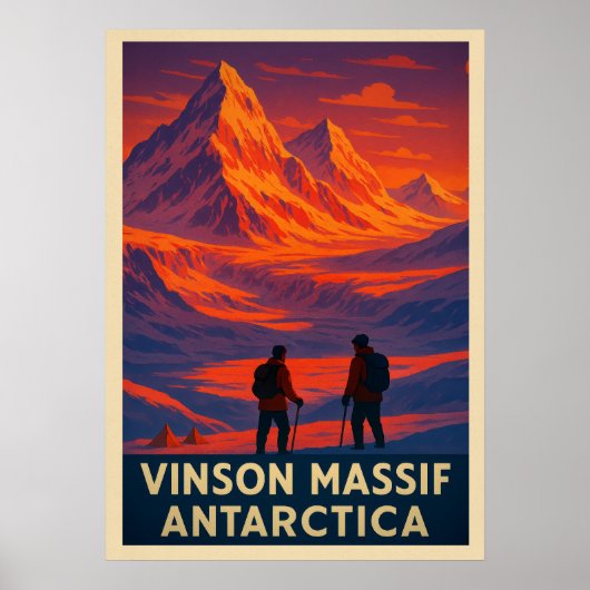 Vinson Massif Antarctica V02 Poster (Voorkant)