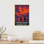 Vinson Massif Antarctica V02 Poster (Keuken)