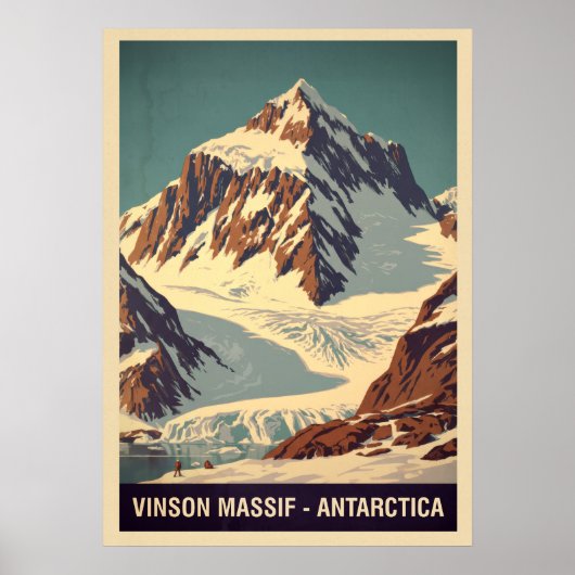 Vinson Massif Antarctica V05 Poster (Voorkant)