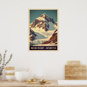 Vinson Massif Antarctica V05 Poster (Keuken)