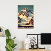 Vinson Massif Antarctica V05 Poster (Thuiskantoor)