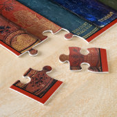 VINT. BOEK SPINES COLLAGE THEMA LEGPUZZEL (Zijkant)