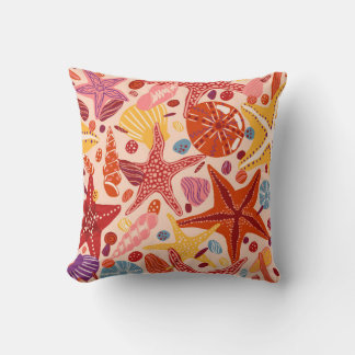 Vint met platte hand getrokken steentjes, schalen  kussen