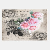 Vintaage elagance collectie inpakpapier vel (Voorkant 3)