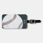 vintade styrelhonkbal label bagagelabel (Voorkant horizontaal)