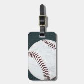 vintade styrelhonkbal label bagagelabel (Voorkant verticaal)