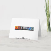 Vintaeg auto, Happy St Patricks Day Kaart (Achterkant)