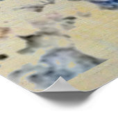 Vintag mit Schmetterlingen Poster (Hoek)