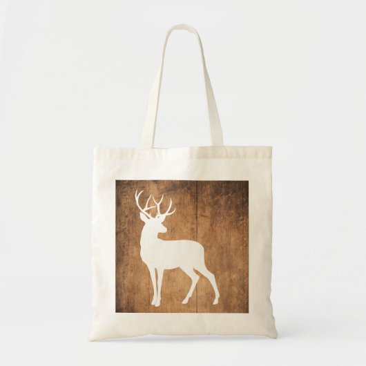 Vintaga Beauty Hout & Hert Tote Bag (Voorkant)