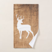 Vintaga Beauty Wood & Deer Bad Handdoek (Handdoek)