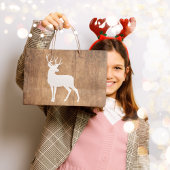 Vintaga Beauty Wood & Deer Groot Cadeauzakje