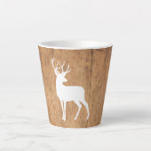 Vintaga Beauty Wood & Deer Latte Mok (Voorkant)