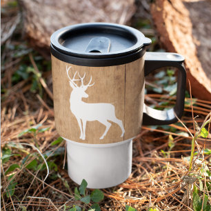 Vintaga Beauty Wood & Deer Reisbeker