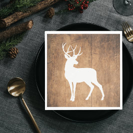 Vintaga Beauty Wood & Deer Servet